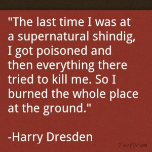 Harry Dresden cold days