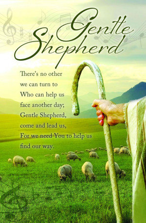 HE TENDS HIS FLOCK LIKE A SHEPHERD: He gathers the lambs in His arms ...