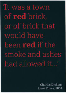 Postcard-Hard-Times-It-Was-a-Town-of-Red-Brick-Charles-Dickens-Quotes