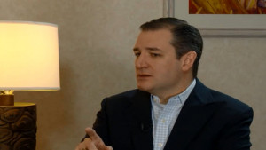 Ted Cruz quotes Ronald Reagan, “You win by painting in bold colors ...