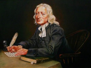 John Wesley, the founder of Methodism…