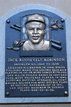 ... As A Brooklyn Dodger, The First Black Player In Major League Baseball