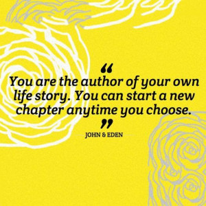 you can start a new chapter