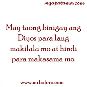 Makilala quotes Banat at Patama Quotes Tagalog Love Quotes