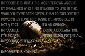 Displaying (20) Gallery Images For Baseball Inspirational Quotes...