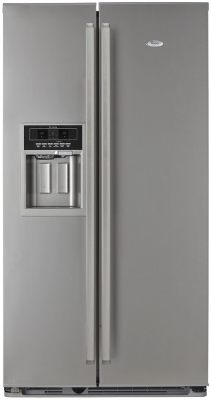whirlpool wsf5552anx american style fridge freezer