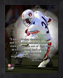 Bo Jackson Motivational Quote - Auburn Tigers http://www.fansedge.com ...