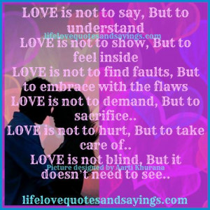 Love Is Not Blind But It Doesn’t Need To See..