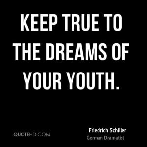Friedrich Schiller Dreams Quotes