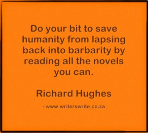 Reading Quote – Richard Hughes