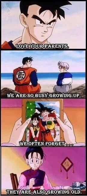 What are some life events you learned from Dragon Ball Z?