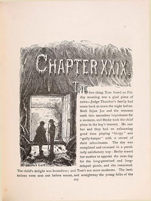 Tom Sawyer Original Illustrations Page: adventures of tom sawyer