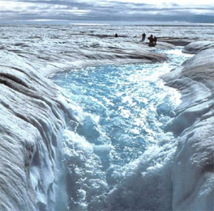 Greenland ice melting 3 times faster, loss of vast ice sheet & weight ...