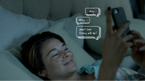 The Fault in Our Stars Hazel texting Gus,TFIOS