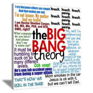 Big Bang Quotes Canvas Art