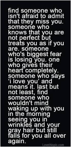 No fear no regrets. Just love!