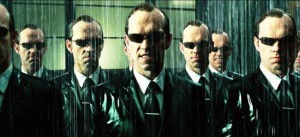 Agent Smith, a cyber agent within the Matrix who hunts those who have ...