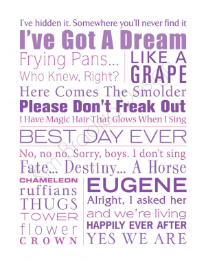 Disney Friendship Quotes From Movies Disney's tangled movie quote