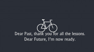 Amazing Quote on Past and Future Wallpaper