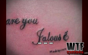 Jealousy Tattoo Sara's jealousy