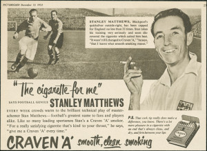For more than a century, football and smoking have been closely linked ...