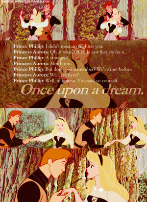 ... 21pm 1902 notes disney aurora sleeping beauty prince phillip quote