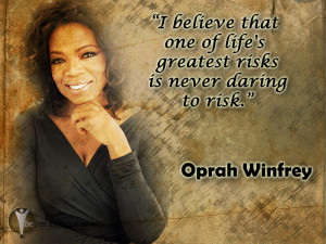 Oprah Quote Poster