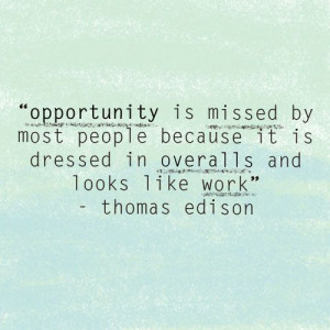 opportunity, thomas edison