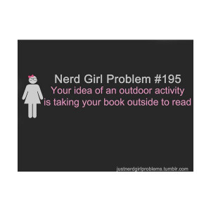 Nerd Girl Problems liked on Polyvore