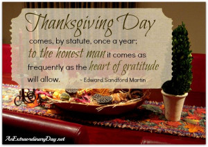 ... .net | Thanksgiving quote by Edward Martin | Harvest Tablescape