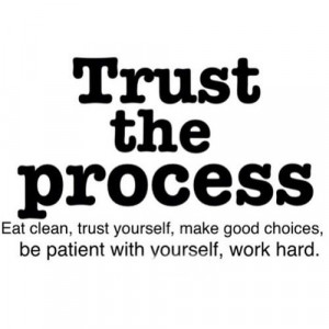 ... trust yourself make good choices be patient with yourself work hard