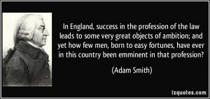 In England, success in the profession of the law leads to some very ...
