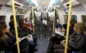 Funny photos funny London Cybermen Doctor Who