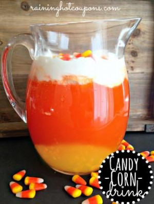 candy corn punch 3 For the kids: Candy corn punch