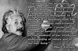 Atheist Quotes Einstein Professional atheist whose