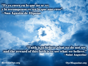 August 28: Faith - St. Augustine de Hippo