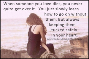 getting over someone you love quotes