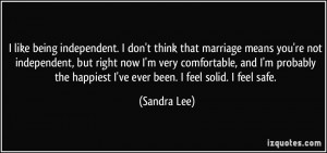 Quote About Being Independent