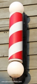 Why Are Barbershop Poles Red and White?