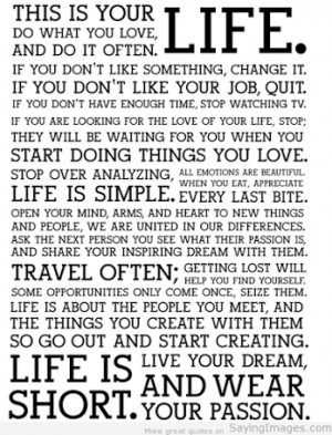 Quotes on life, life quotes image