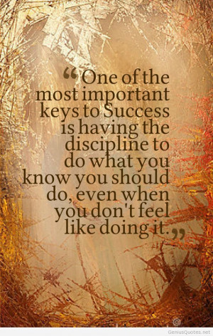 Key to success quote