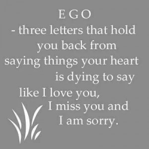 Kill Your Ego Once