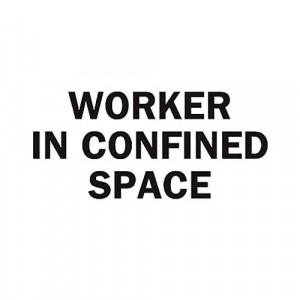 Confined Space Sign