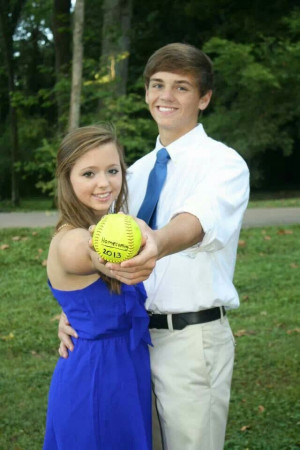 Baseball softball couple