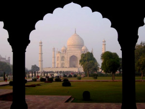 Taj Mahal Icon Button With