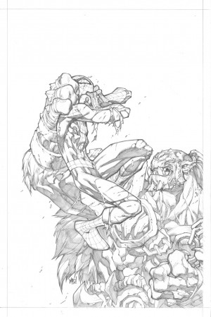 Joe Madureira… one of my faves with a pencil