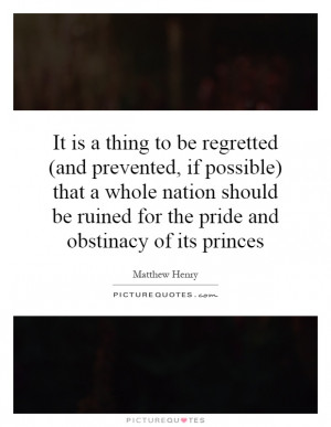 Obstinacy Quotes