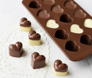 chocolate, heart, sweet, yummy