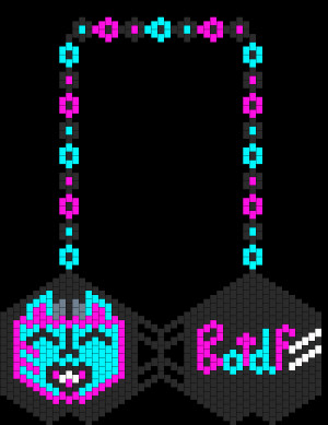 Botdf Bat Bikini Bra Bead