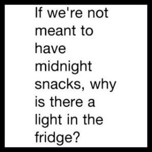 Light in the fridge!!
